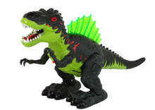 Dinosaurus s vodní párou a světly – na baterie | zelený