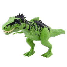 Dinosaurus se zvuky a malými figurkami pohyblivý zelený