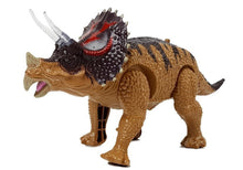 Dinosaurus Triceratops na baterie se světly a zvuky žlutý