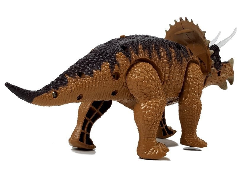 Dinosaurus Triceratops na baterie se světly a zvuky žlutý