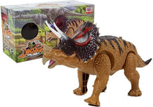 Dinosaurus Triceratops na baterie se světly a zvuky žlutý