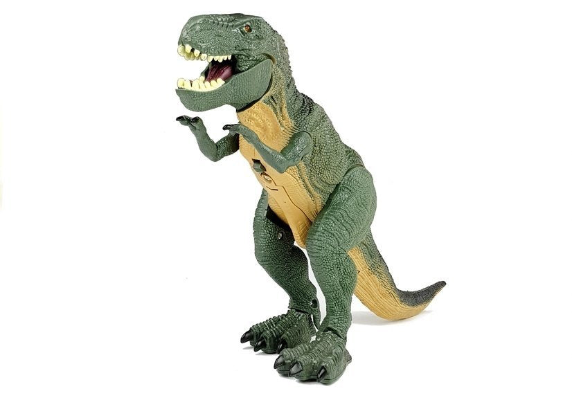 Dinosaurus Tyrannosaurus na baterie – chodící se zvuky | zelený