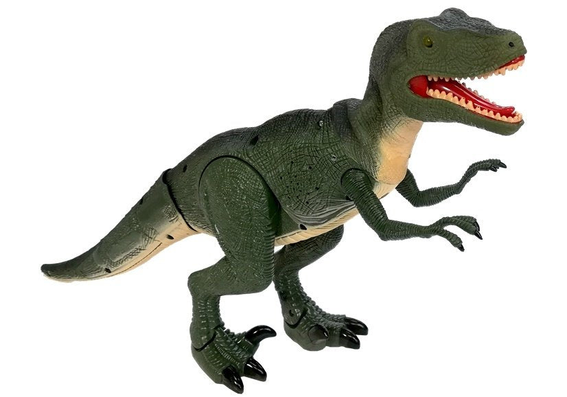 Dinosaurus Velociraptor chodící s ryczením a světelnými efekty