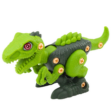 Dinozaur k sestavení s vrtačkou – zelený DIY stavebnice