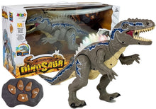 Dinozaur na dálkové ovládání Tyrannosaurus se světly šedý