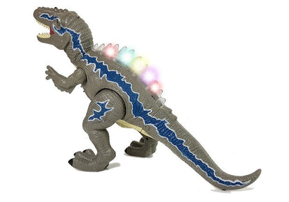 Dinozaur na dálkové ovládání Tyrannosaurus se světly šedý
