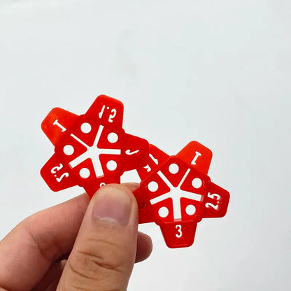 Distanční křížky hvězdičky na obklady 100 ks spáry 1 3mm