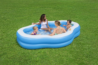 Dmuchací bazén 270x198x51 cm se sedátky a držáky – Bestway
