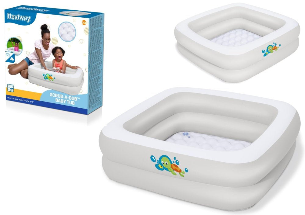 Dmuchací brodzík basen 86x86x25 cm s měkkým dnem – Bestway