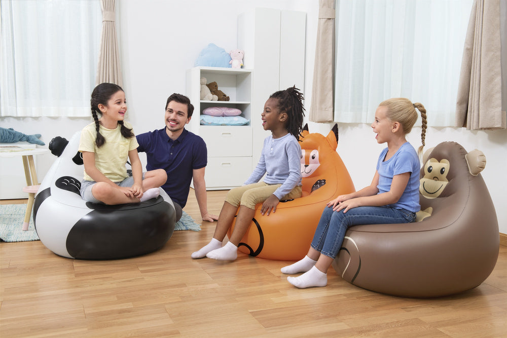 Dmuchací křeslo Liška 72x72x64 cm – s třpytkami | Bestway