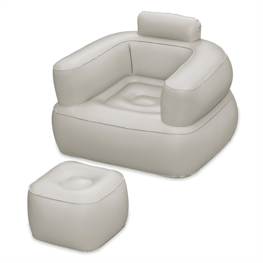 Dmuchací křeslo s flokovaným povrchem Bestway 75137