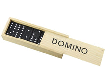 Domino hra v dřevěné krabičce 28 kostek