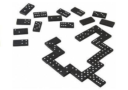 Domino hra v dřevěné krabičce 28 kostek