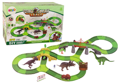 Dráha pro dinosaury 270 dílů – s figurkami a příslušenstvím