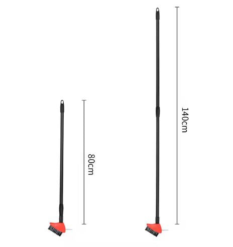 Drátěný kartáč na čištění spár – se škrabkou | oranžový