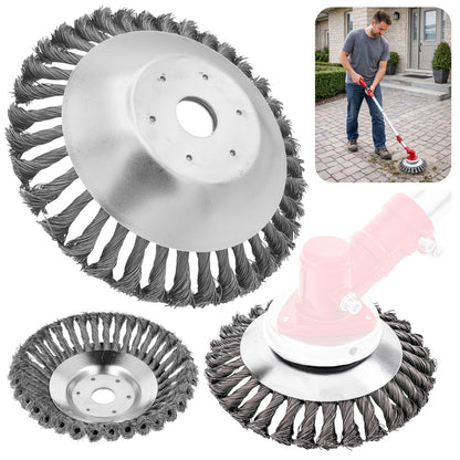Drátěný kartáč na motorovou kosu 150mm/25,4mm – skroucený