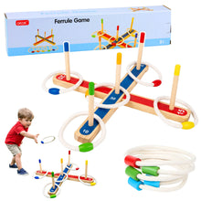 Dřevěná házecí hra s kruhy pro celou rodinu – bodování