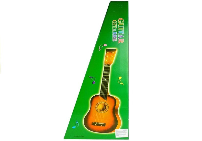 Dřevěná klasická kytara 60 cm – s trsátkem | černá