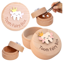 Dřevěná krabička na mléčné zuby – s gravírováním | Tooth Fairy