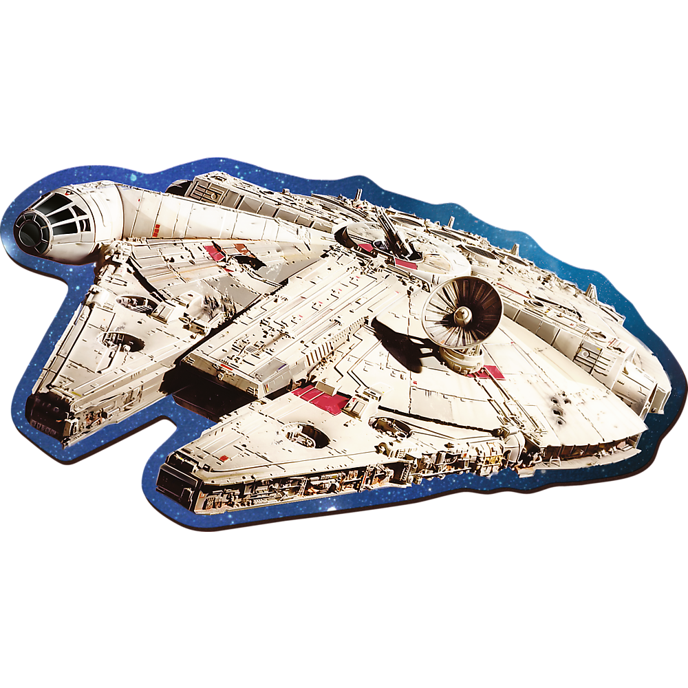 Dřevěné puzzle 160 dílků Millennium Falcon – Star Wars Trefl