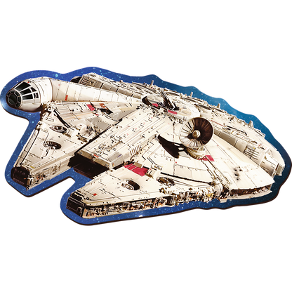 Dřevěné puzzle 160 dílků Millennium Falcon – Star Wars Trefl