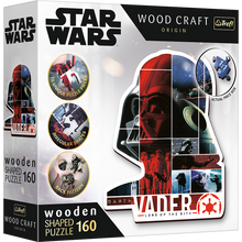 Dřevěné puzzle 160 dílků s figurkami Darth Vader – Star Wars Trefl