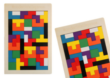 Dřevěné puzzle logická skládačka 40 dílků