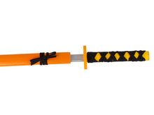 Dřevěný meč s pouzdrem 73 cm – rytířský oranžový