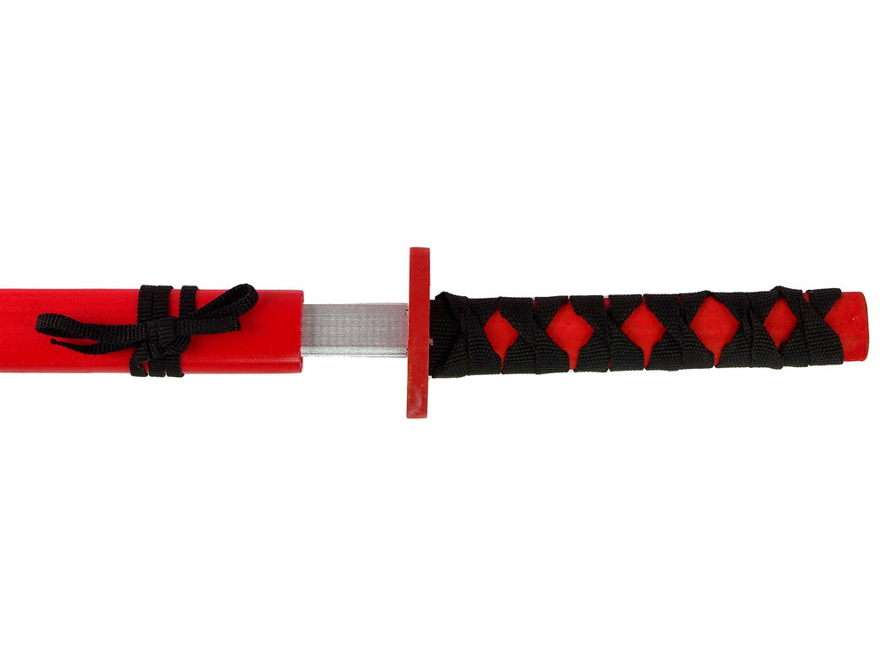 Dřevěný meč s pouzdrem – pro rytíře 73 cm | červený