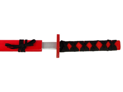 Dřevěný meč s pouzdrem – pro rytíře 73 cm | červený