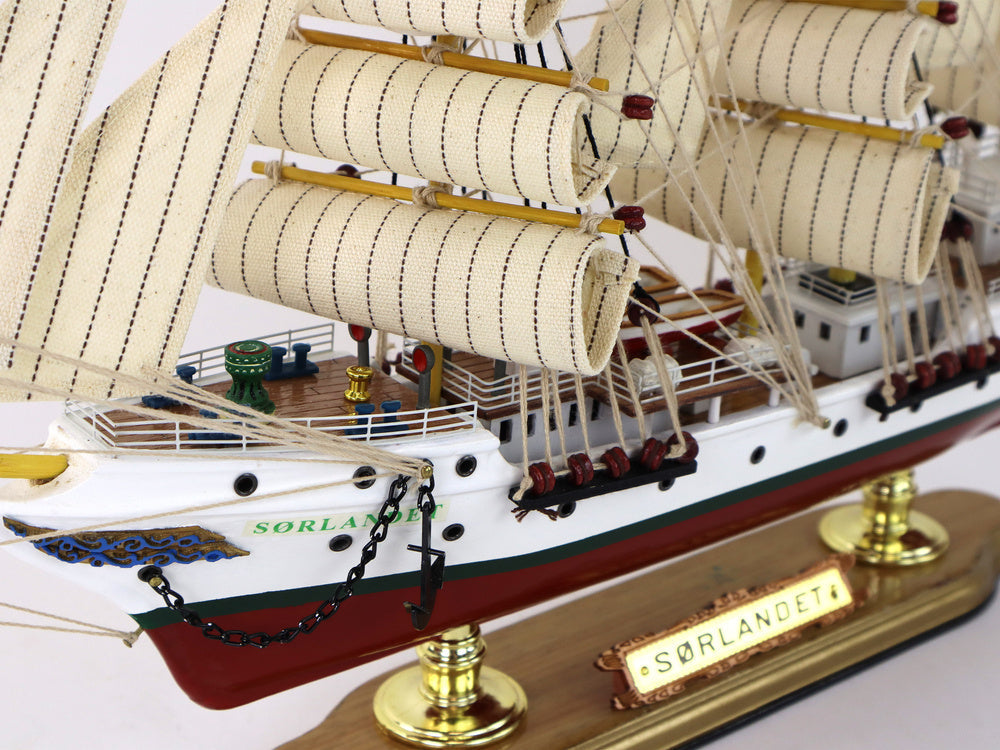 Dřevěný model plachetnice Sorlandet – norská vlajka 52 cm