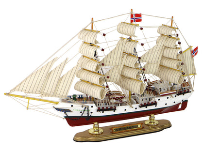 Dřevěný model plachetnice Sorlandet – norská vlajka 52 cm