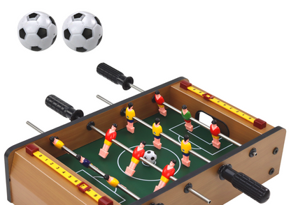 Dřevěný stolní fotbal mini 36x21,5x9cm – s počítadlem gólů