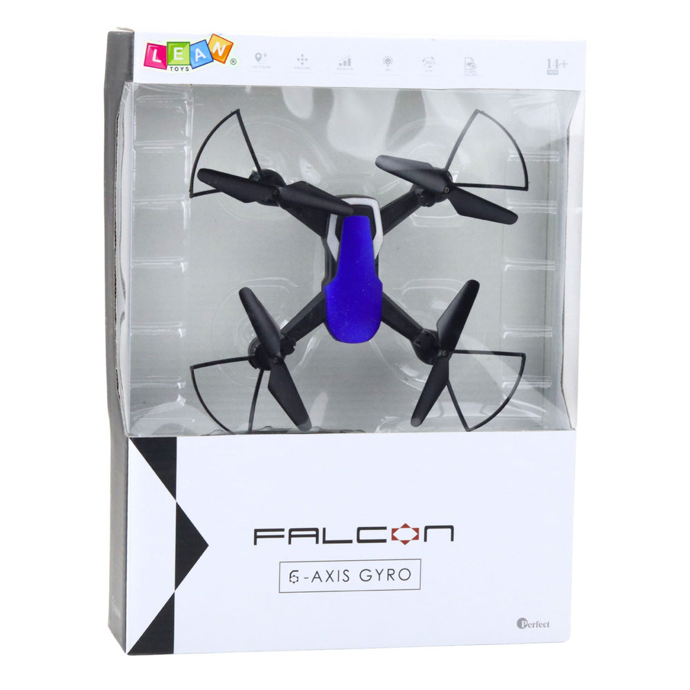 Dron na dálkové ovládání – 6osý gyroskop LED | modrý