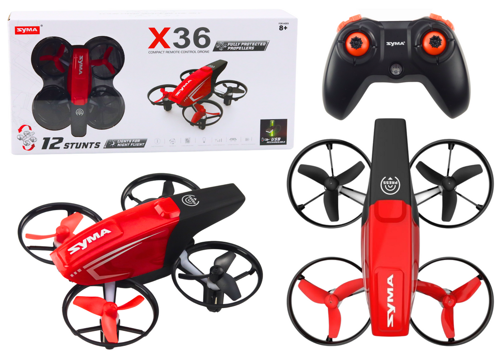 Dron RC X36 s dálkovým ovládáním pro děti od 8 let – SYMA