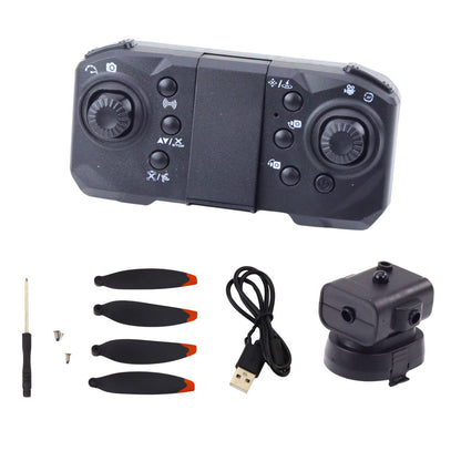 Dron s dvojitou HD kamerou – LED světla D6 PRO | oranžový