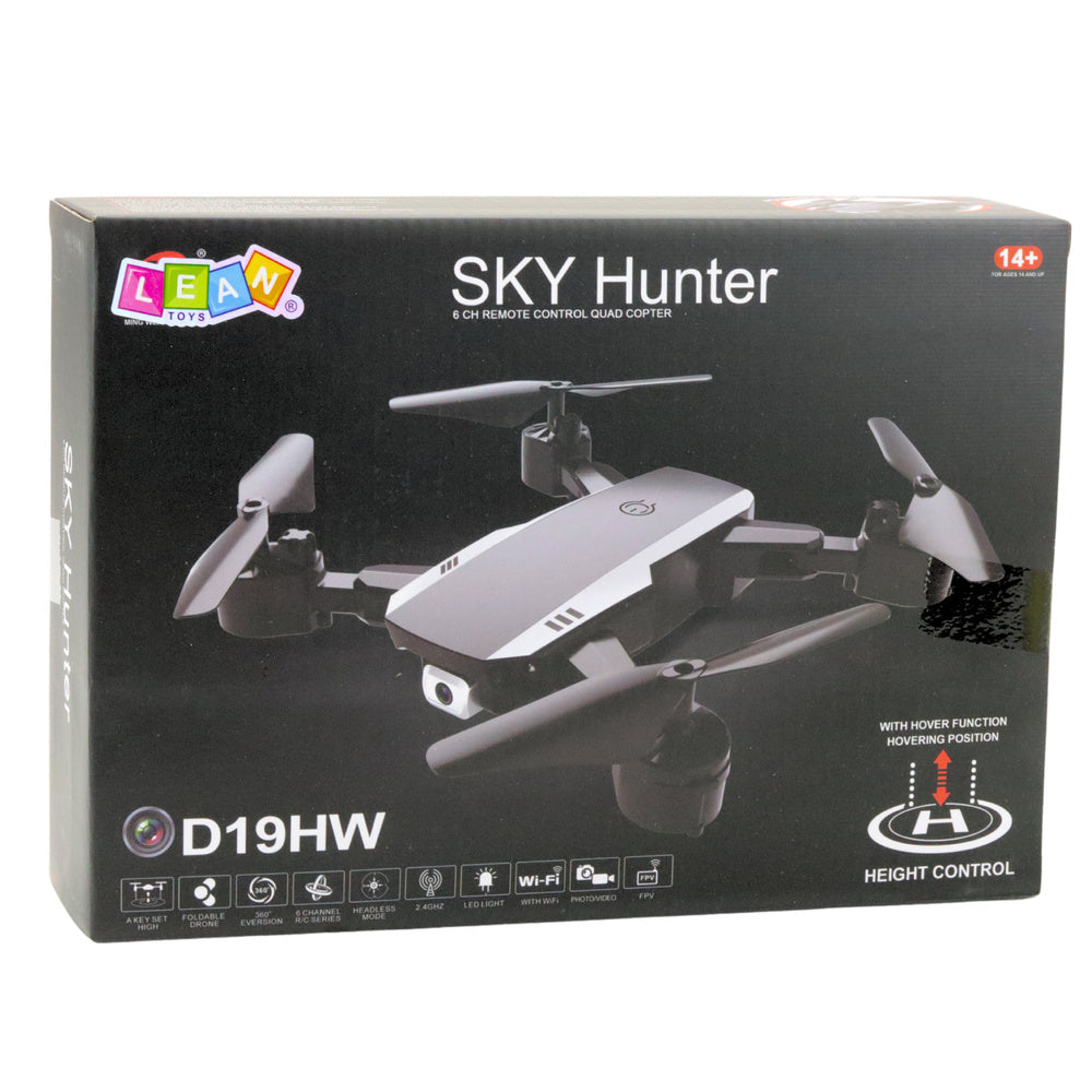 Dron s kamerou a Wi Fi přenosem Sky Hunter D19HW s pilotem