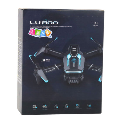 Dron s kamerou HD a LED světly – LU800 modrý