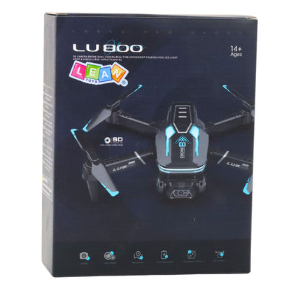 Dron s kamerou LU800 – skládací s LED světly | oranžový
