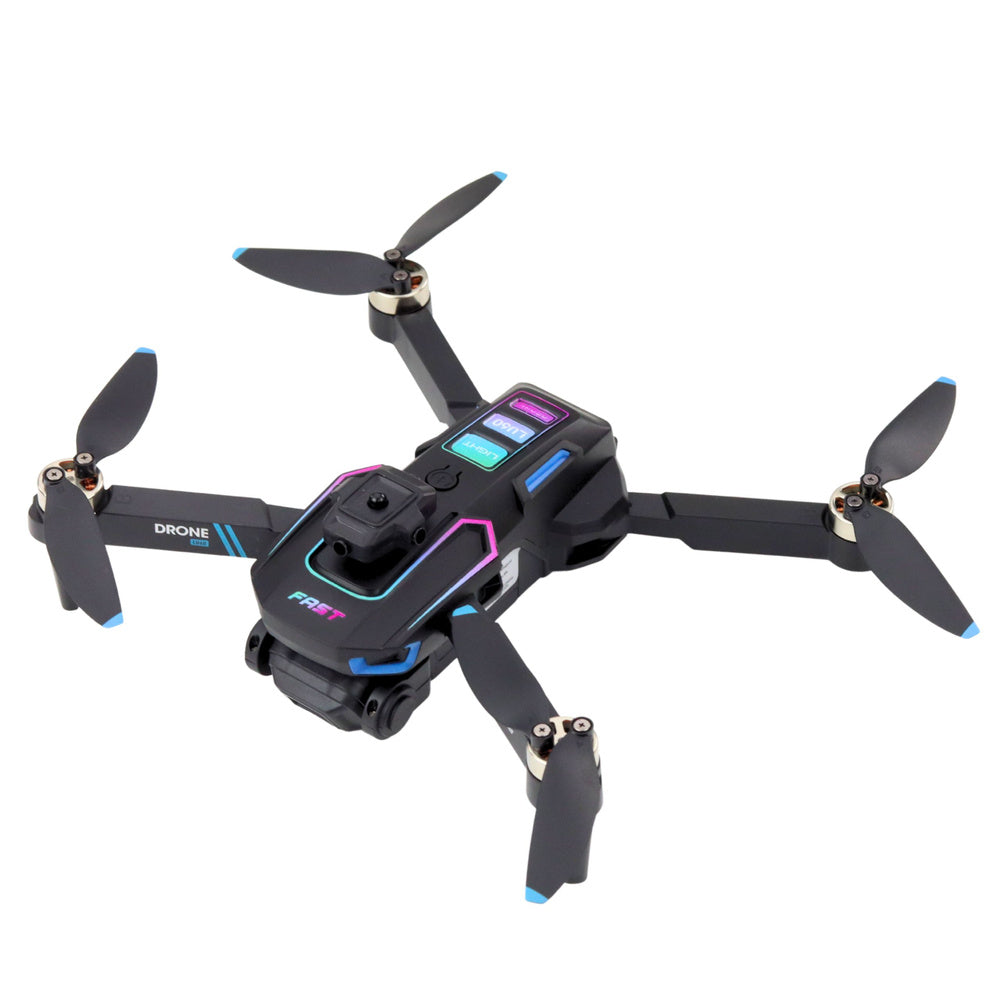 Dron se dvěma kamerami HD – LED světla LU60 | černý
