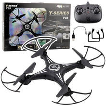 Dron Y 35 s gyroskopem a LED osvětlením – černý