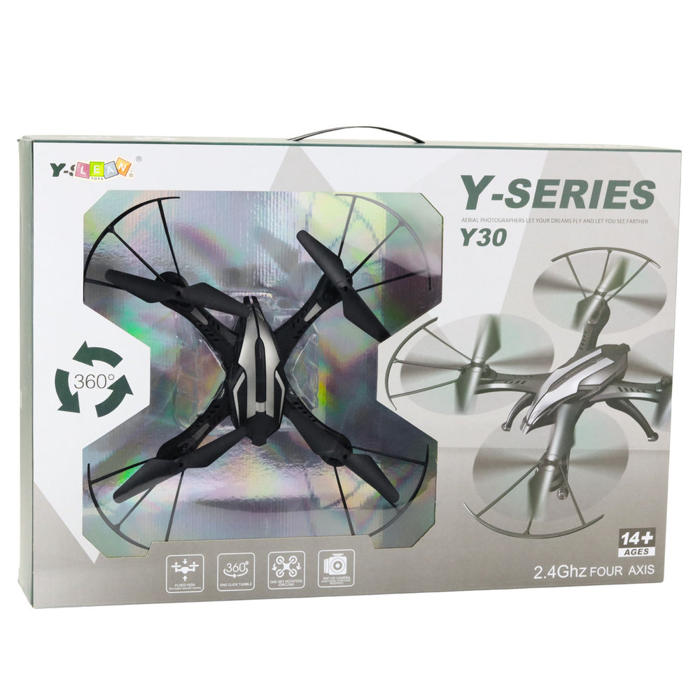 Dron Y30 s LED světly – 360° otočení a gyroskop