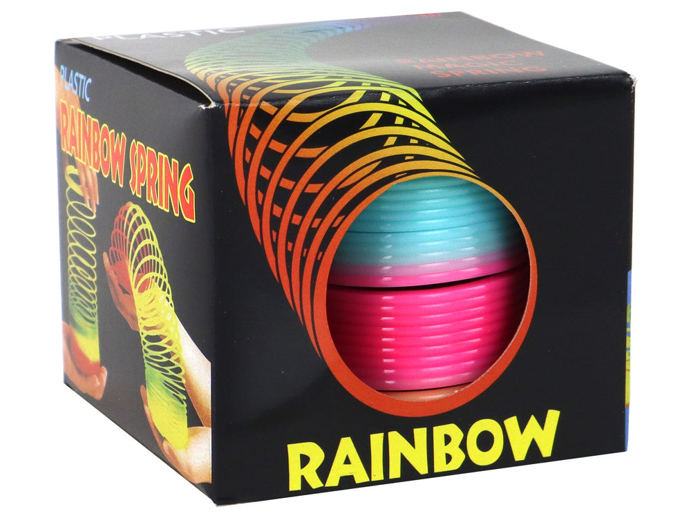 Duhová pružina antistresová hračka 6 cm – fidget toy