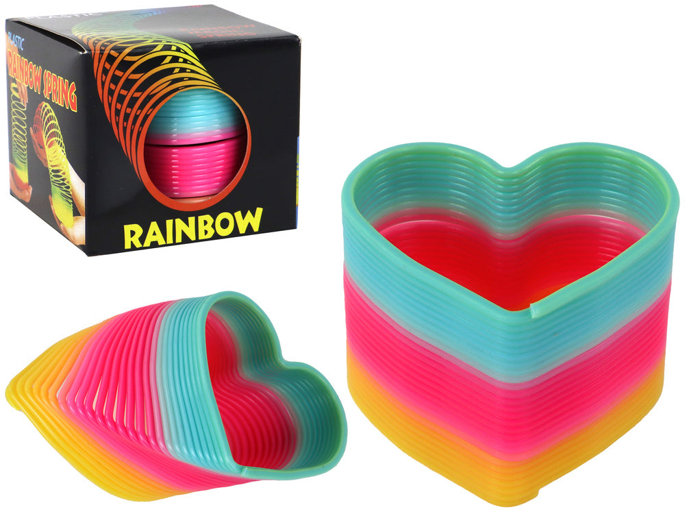 Duhová pružina antistresová hračka 6 cm – fidget toy