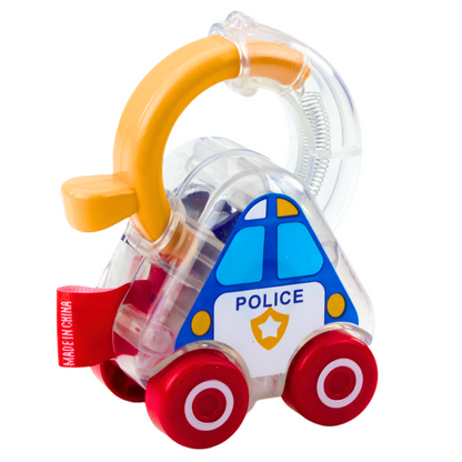 Edukační autíčka s klíčky policie hasiči sanitka 3ks