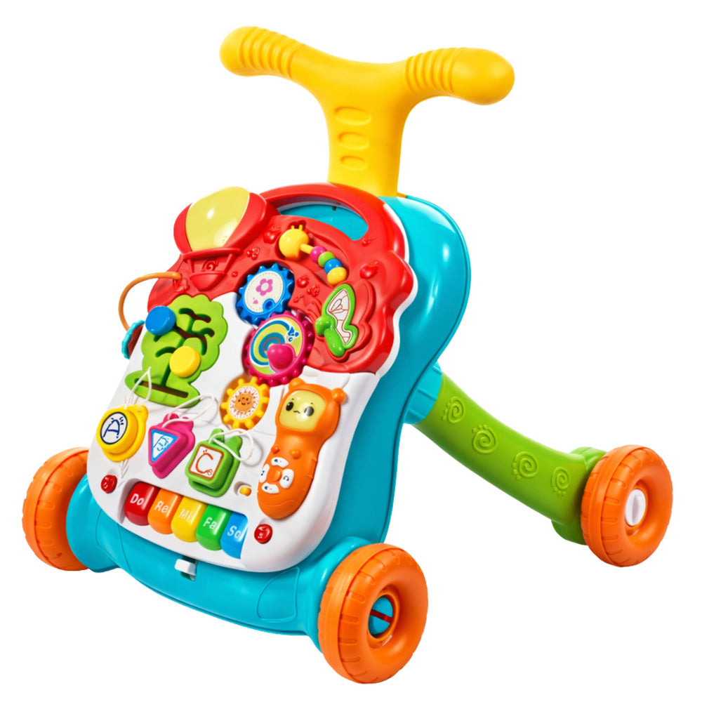 Edukační chodítko 5v1 s interaktivním panelem – Multicolor