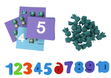 Edukační dinosaurus váha – matematické operace s kartami