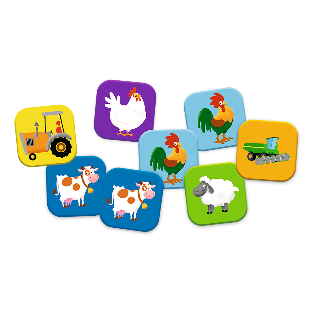 Edukační hra Farma pro děti 2 3 roky s kartičkami – Trefl