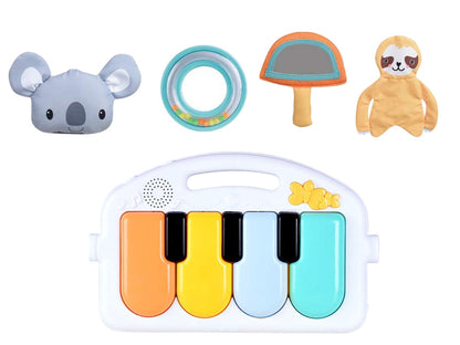 Edukační hrací deka s pianem koala melodie závěsné hračky
