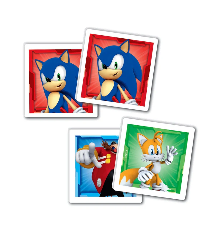 Edukační set Puzzle, Memo & kostky SONIC – Clementoni